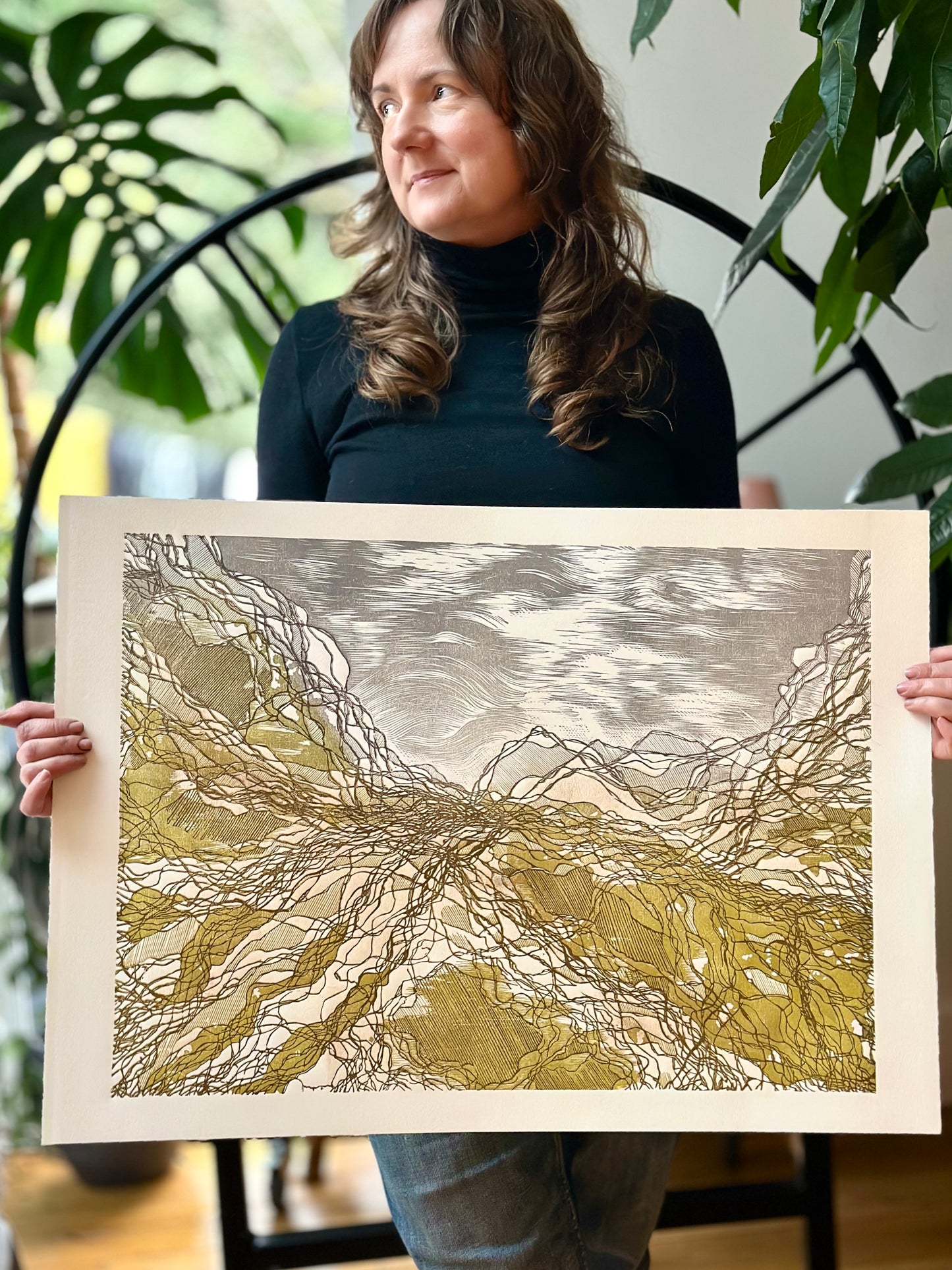 Rootlines: Valley / 50x70 cm