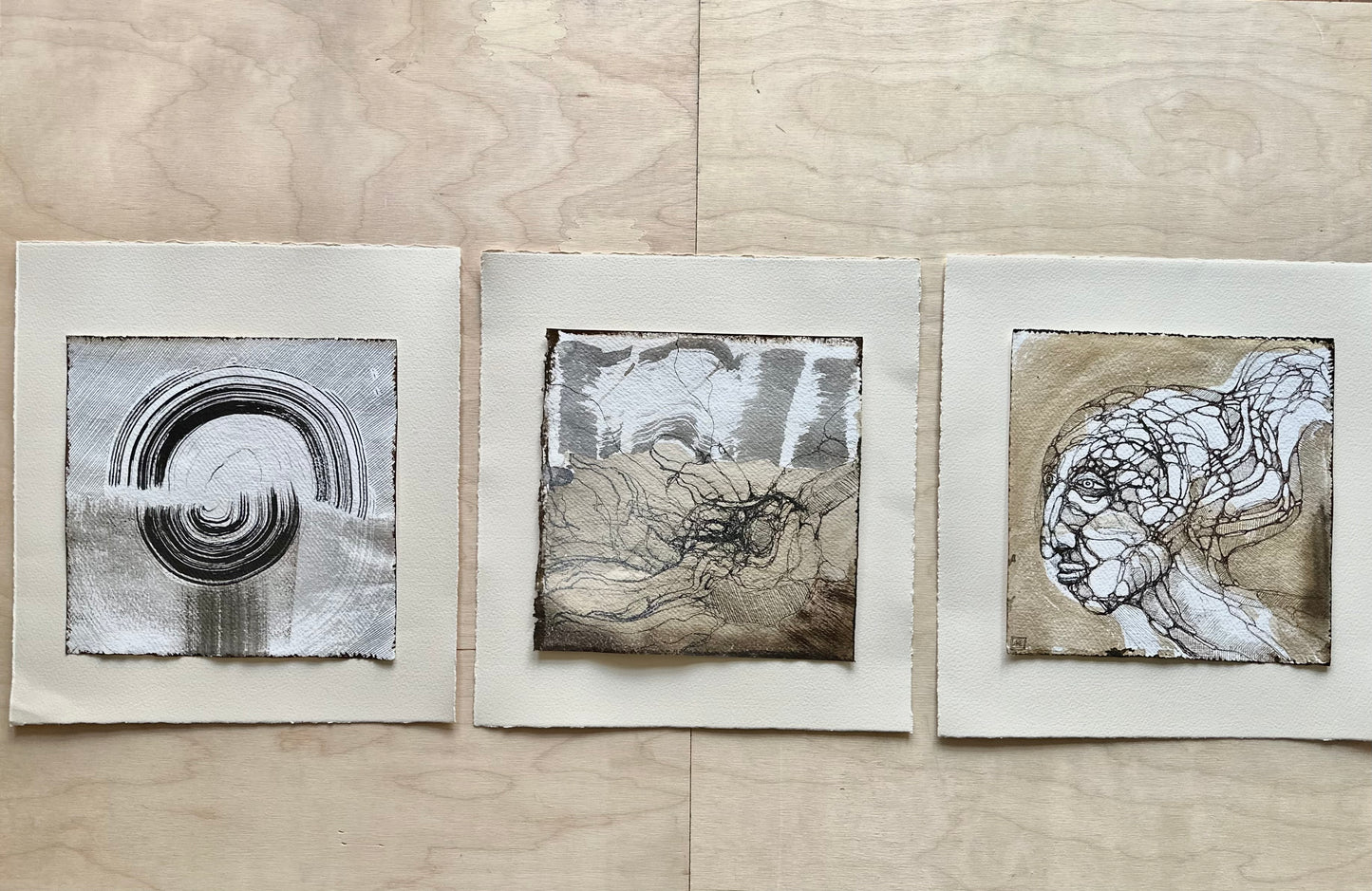 No. 4 MINI MIXED MEDIA SET / 30x30 cm