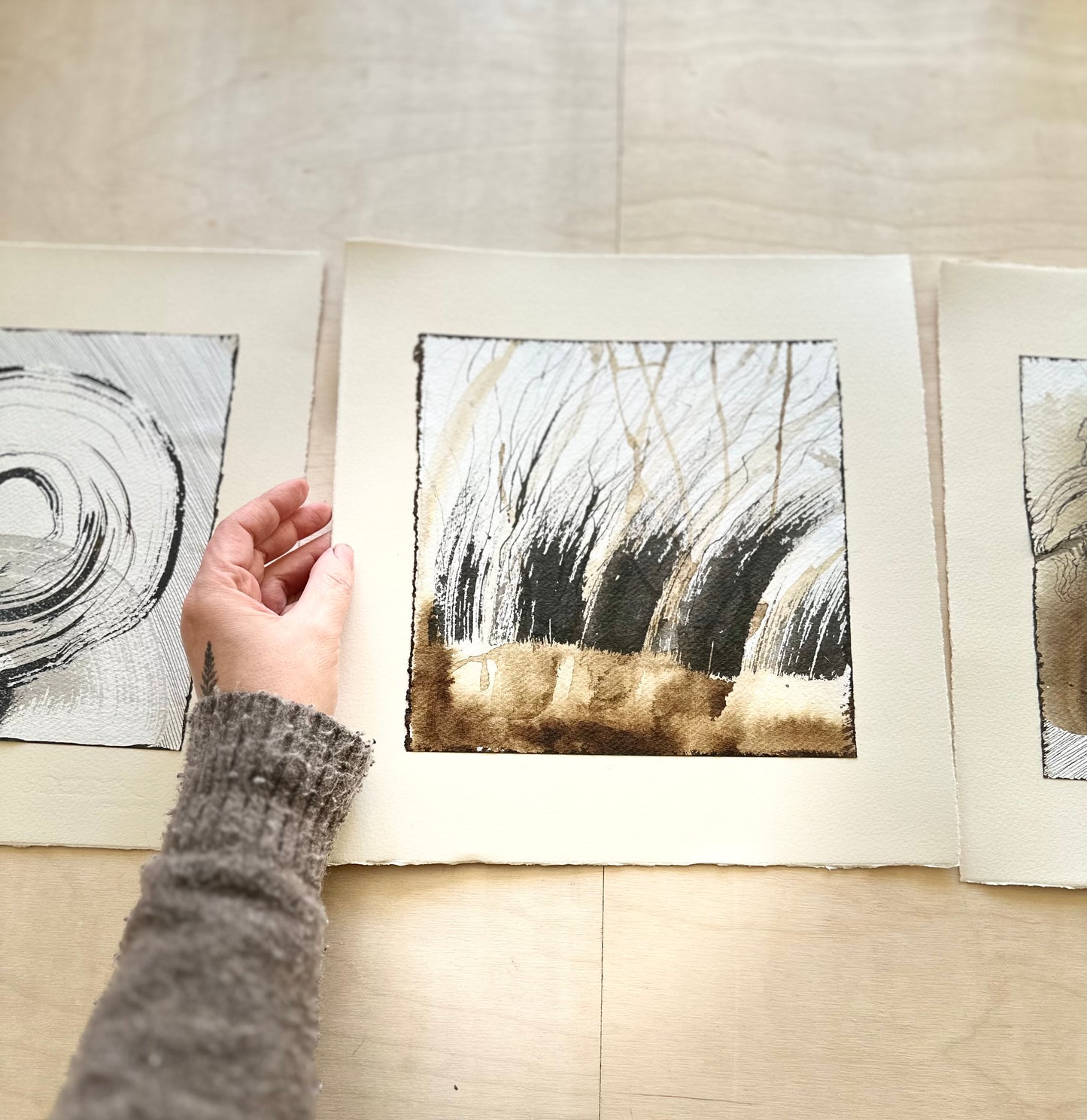 No. 3 MINI MIXED MEDIA SET / 30x30 cm