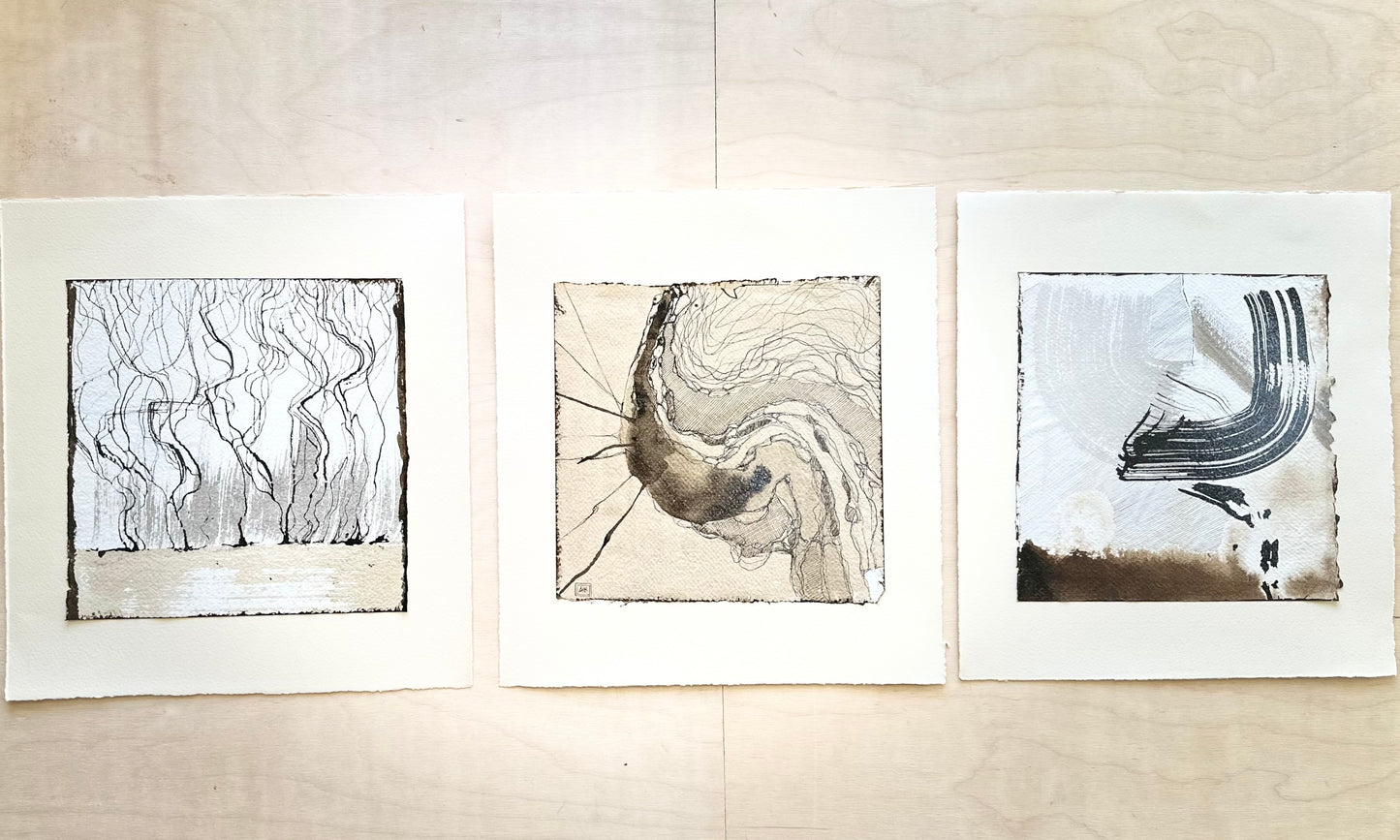 No. 1 MINI MIXED MEDIA SET / 30x30 cm