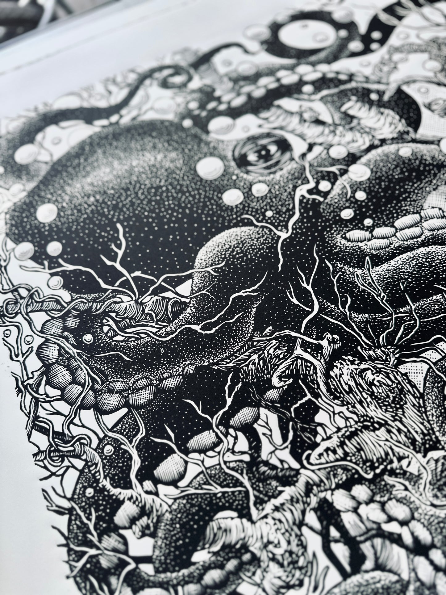 Forest Octopus / 56x76 cm