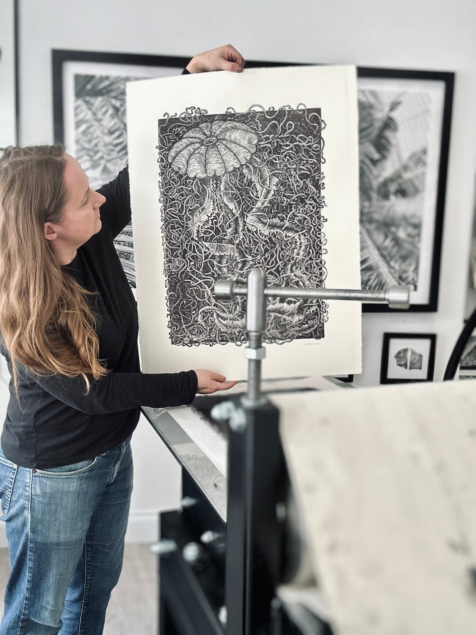 Jellyfish / 76x56 cm