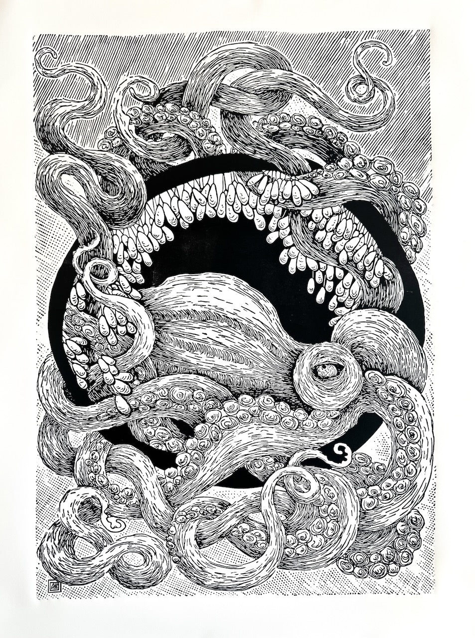 Silent Orb / 56x76cm