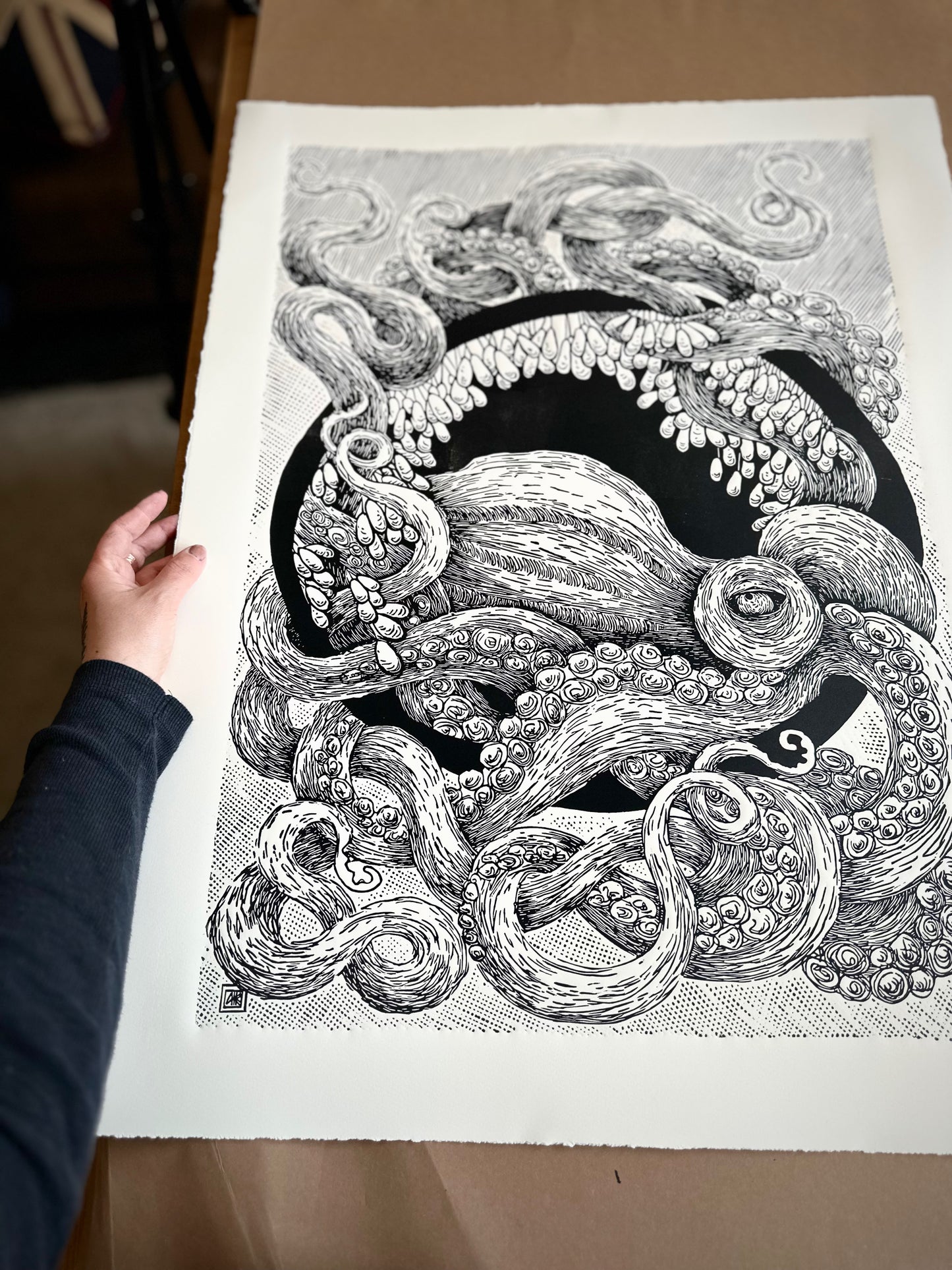 Silent Orb / 56x76cm