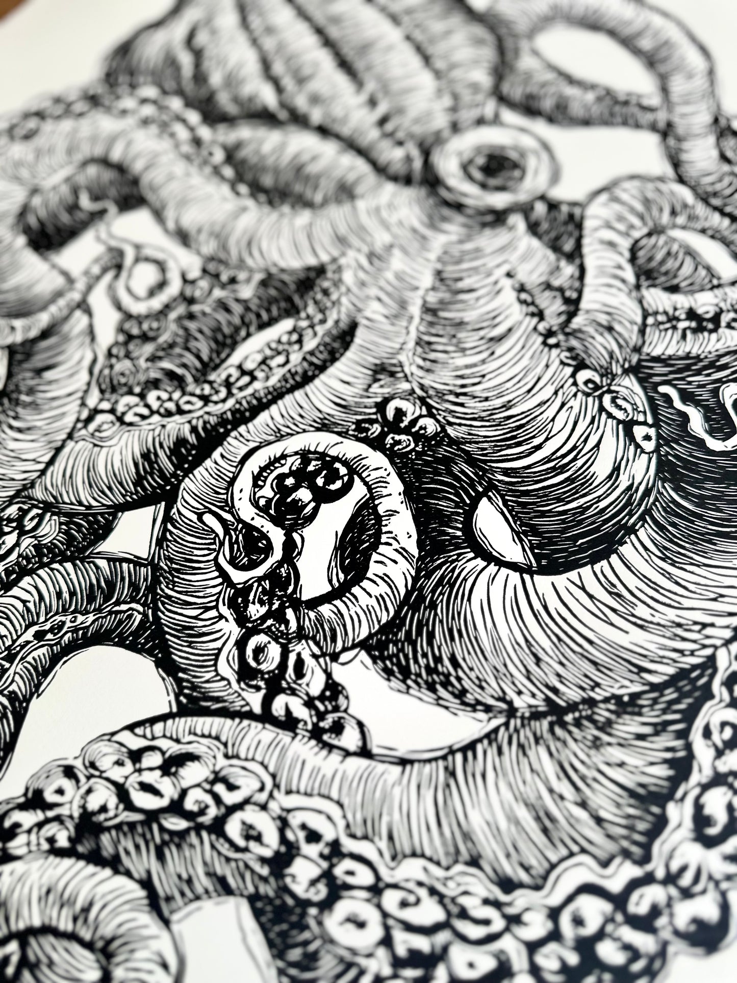 Octopus III / 56x76cm