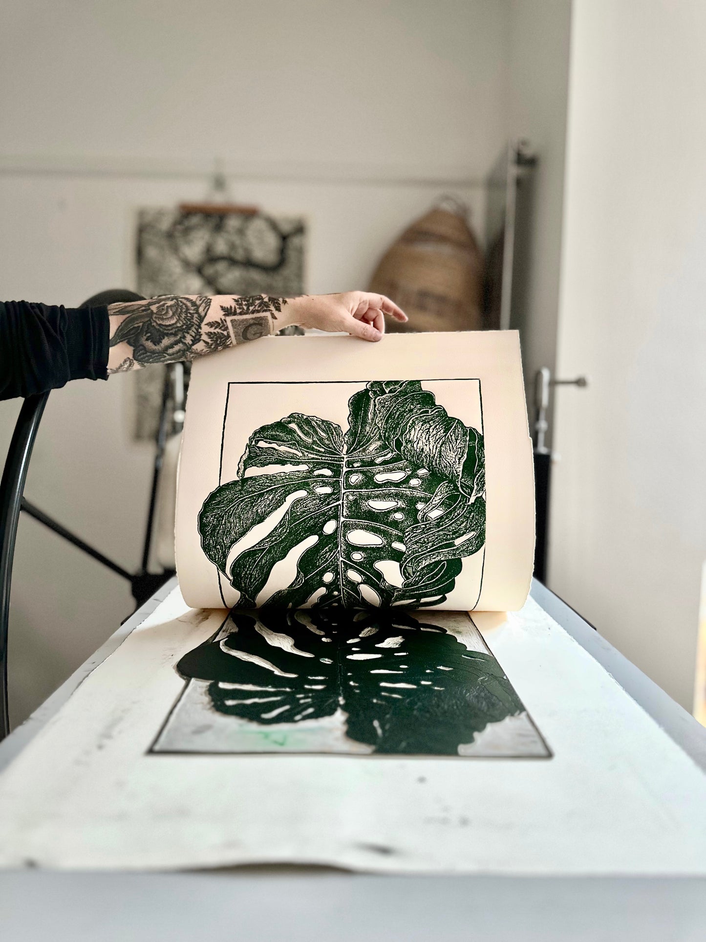 Monstera's Leaf / 50x70cm