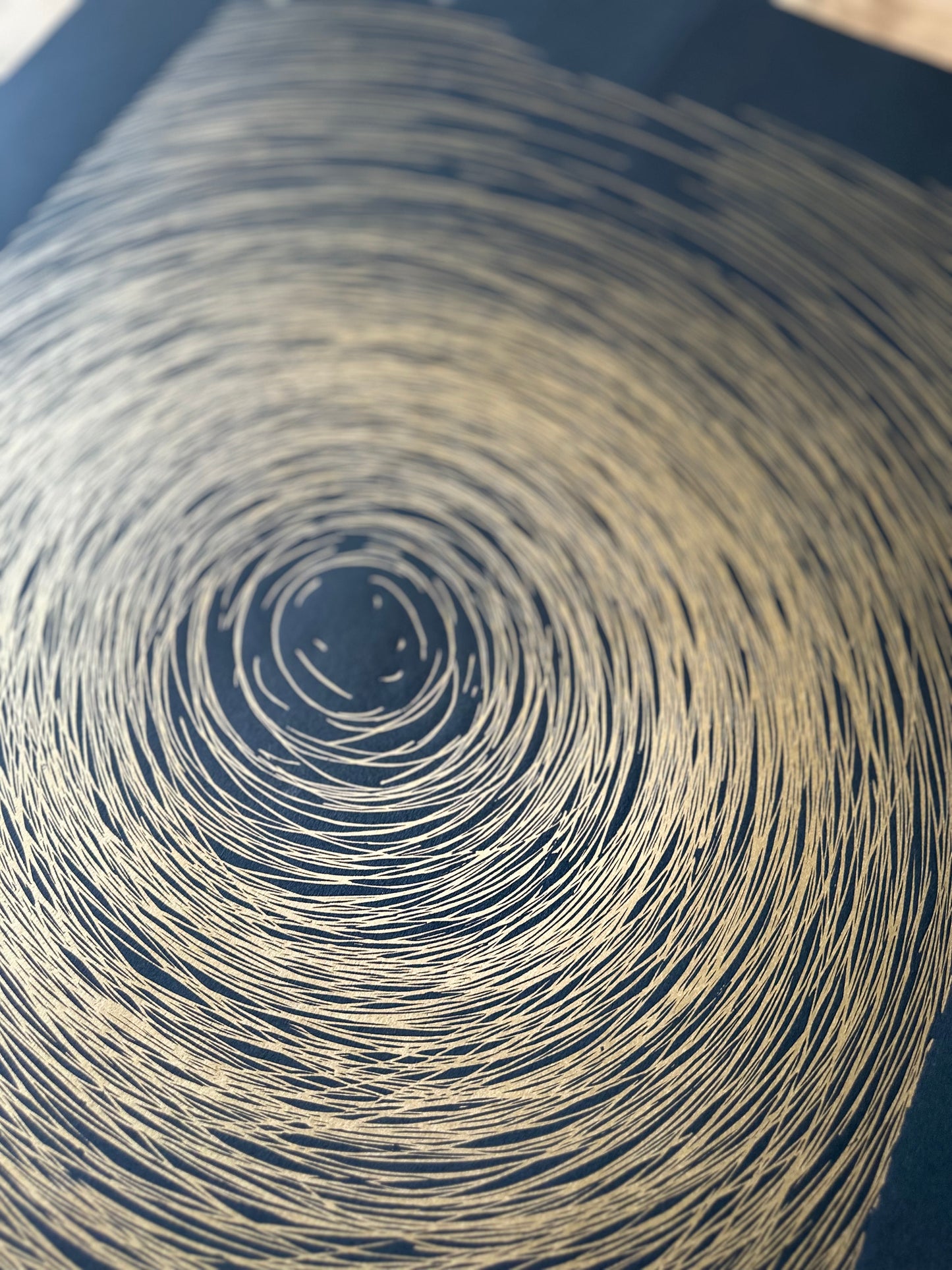 GOLDEN Vortex / 60x80cm