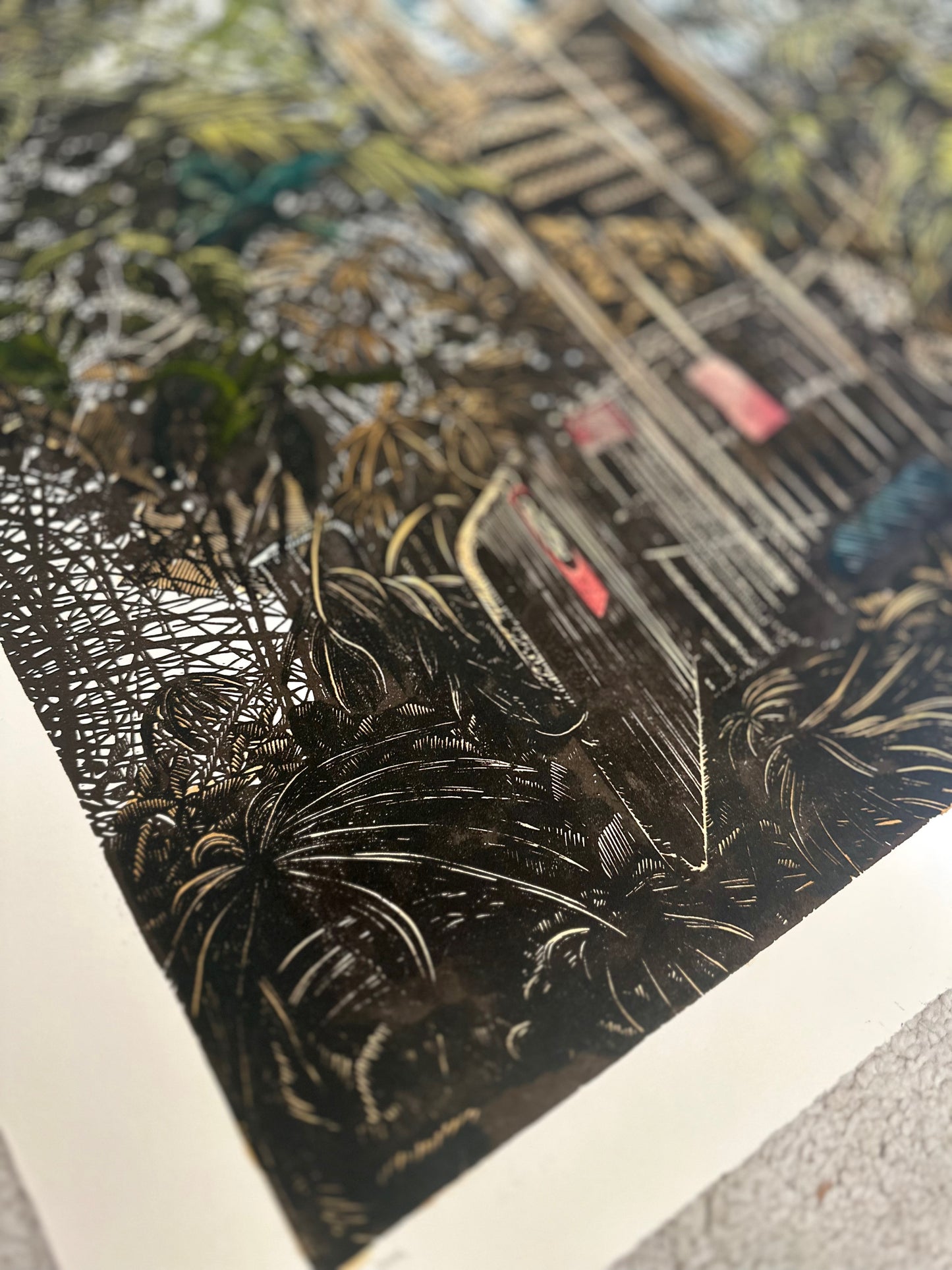 Stairs / UNIQUE EDITION / 100x70 cm