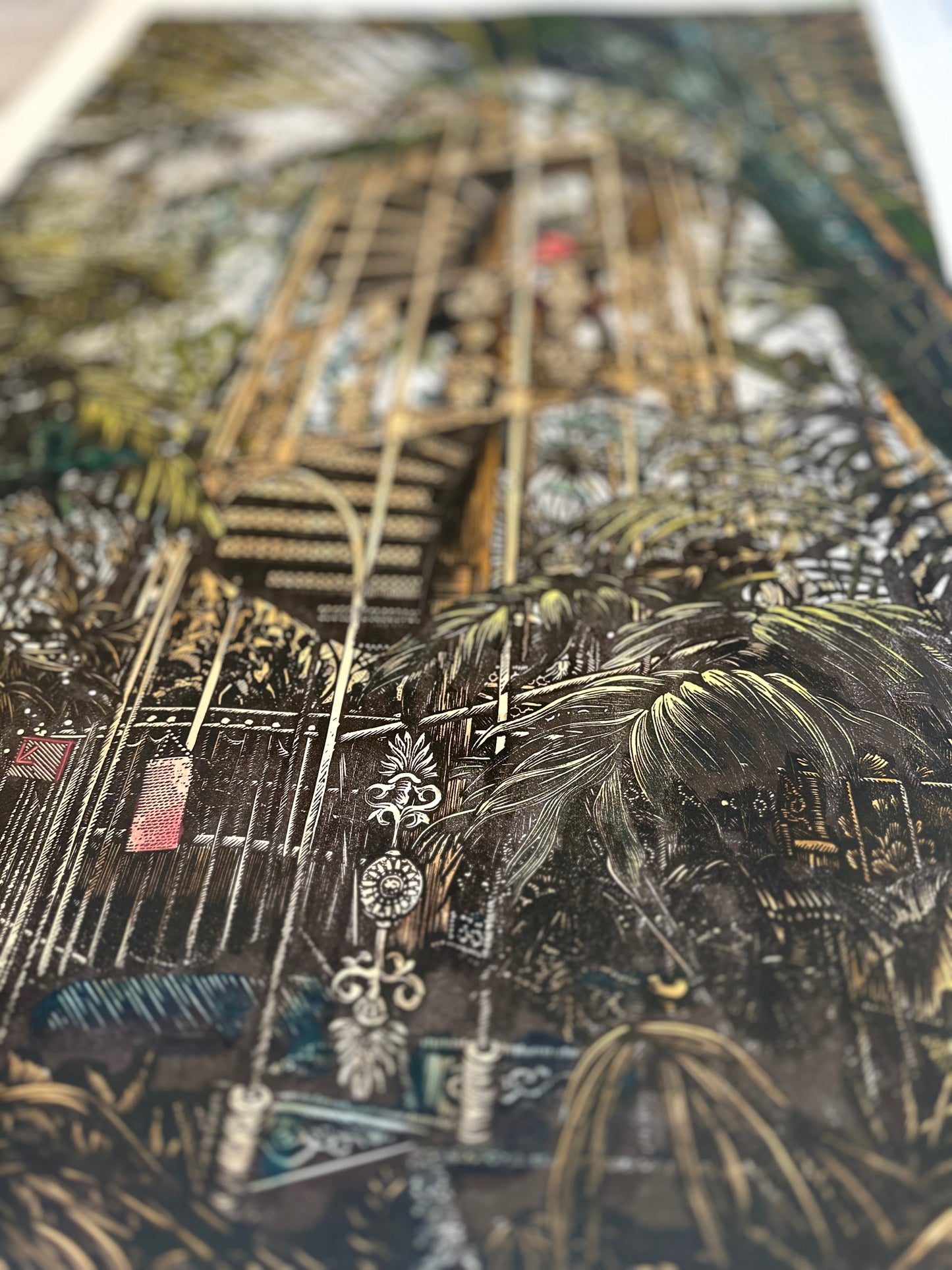 Stairs / UNIQUE EDITION / 100x70 cm