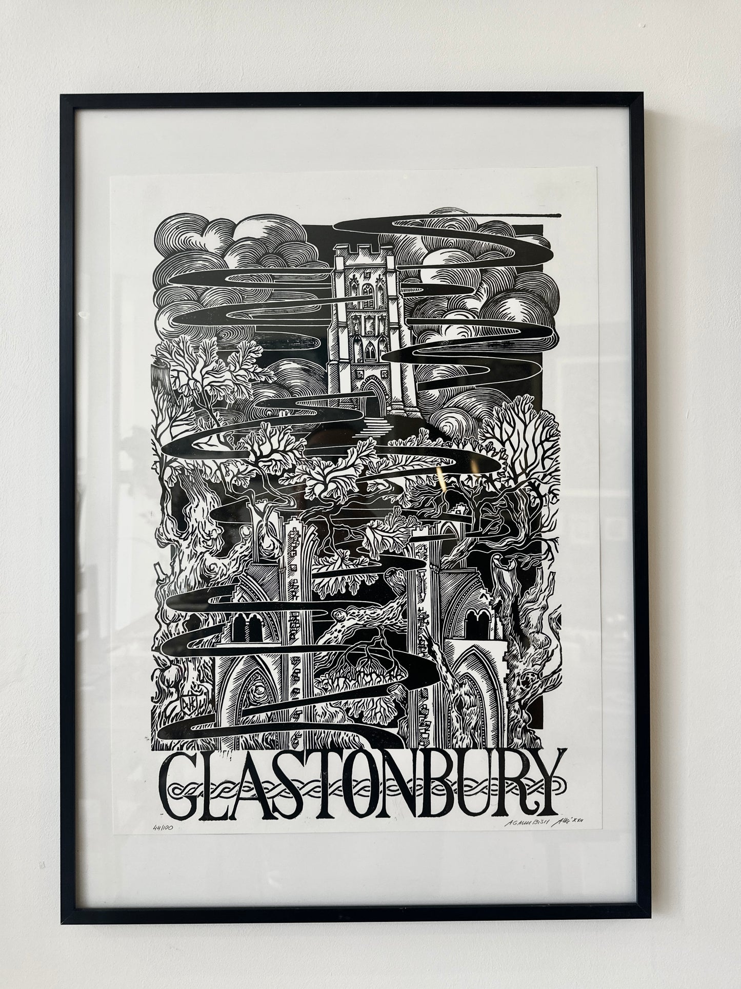 Glastonbury / 40x50cm