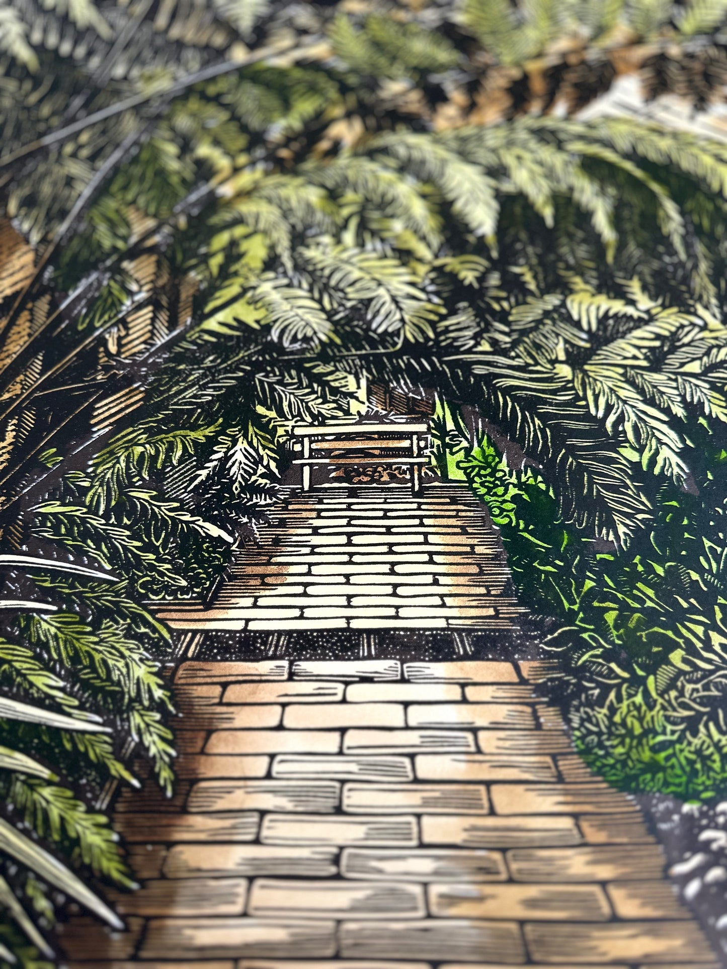 House of Ferns / UNIQUE EDITION / 53x76 cm