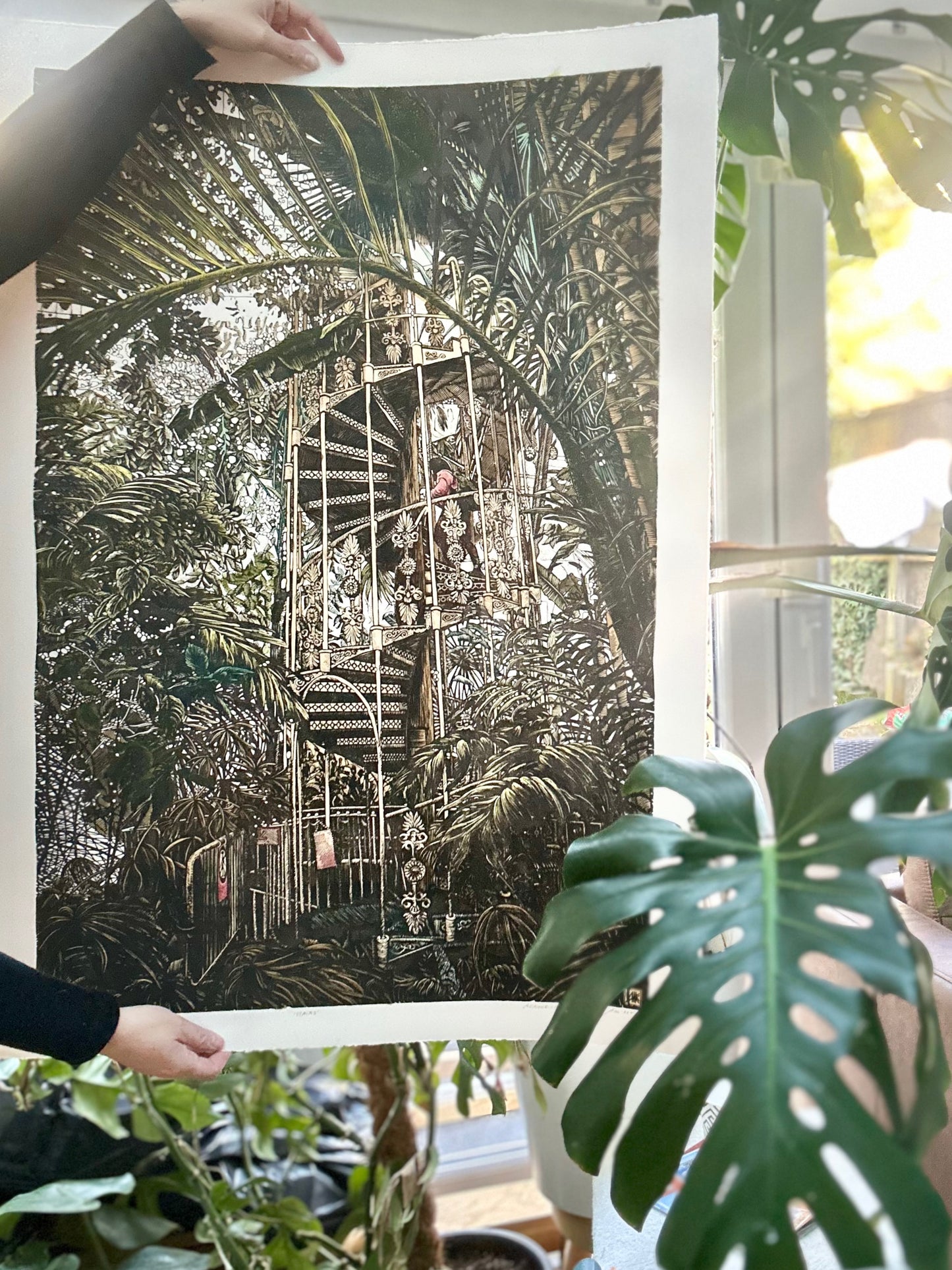Stairs / UNIQUE EDITION / 100x70 cm