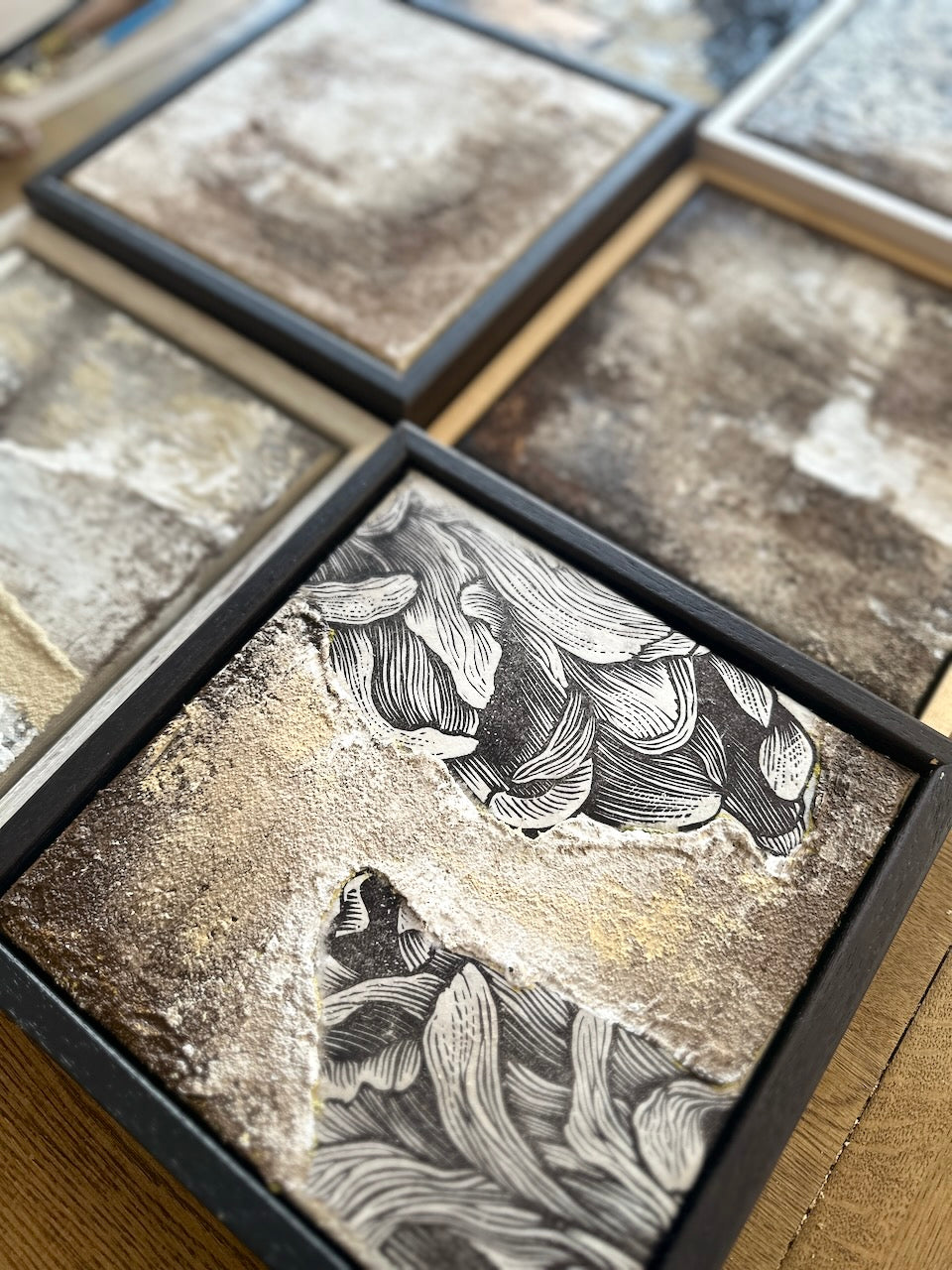 BENEATH THE SURFACE/ Mixed media