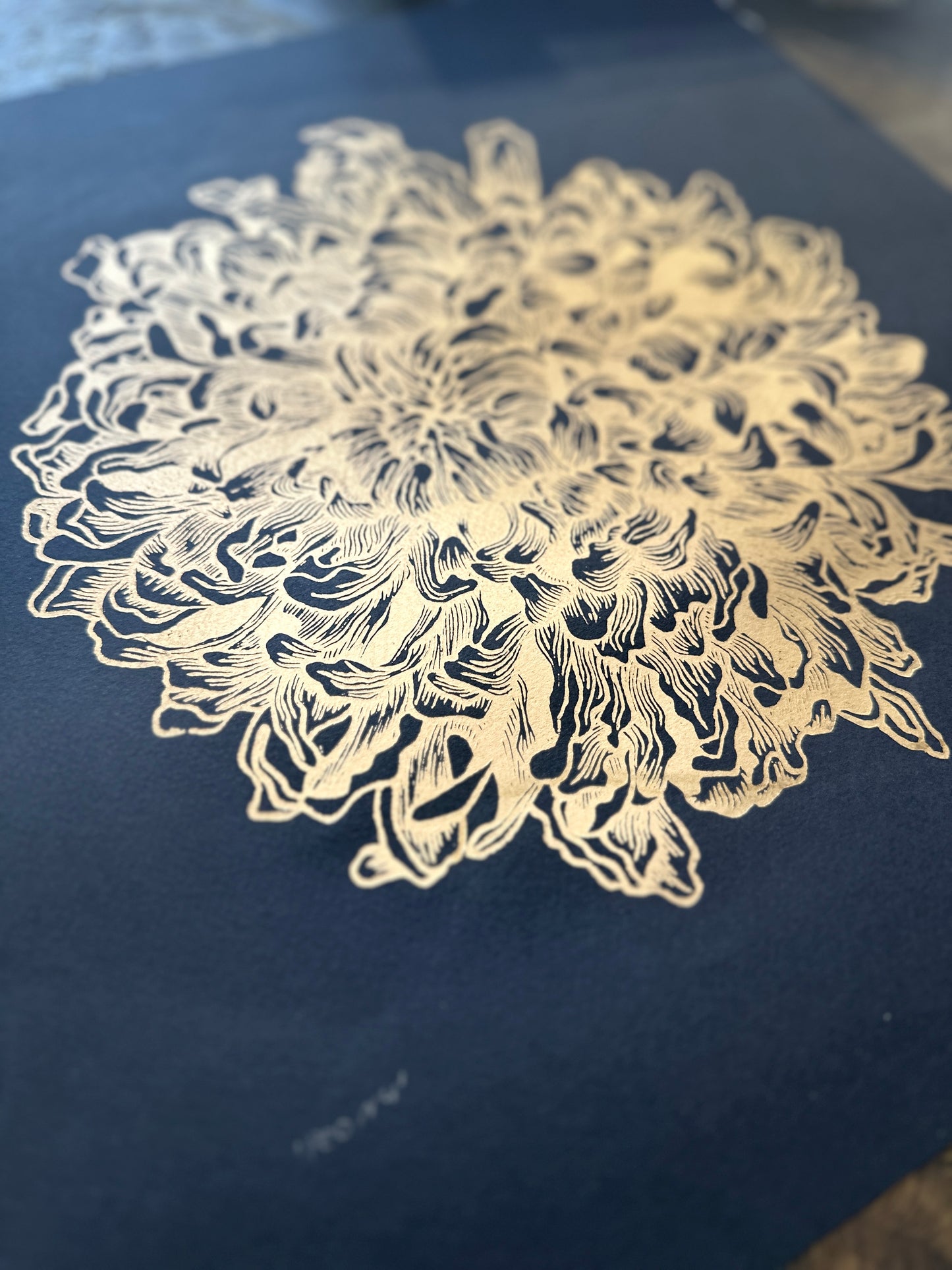 Peony / 40x40cm