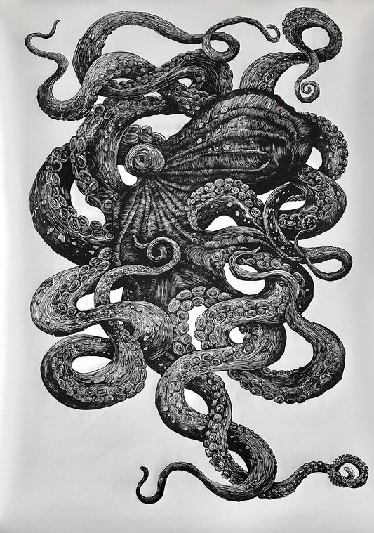 Giant Octopus II / VA / 150x105 cm
