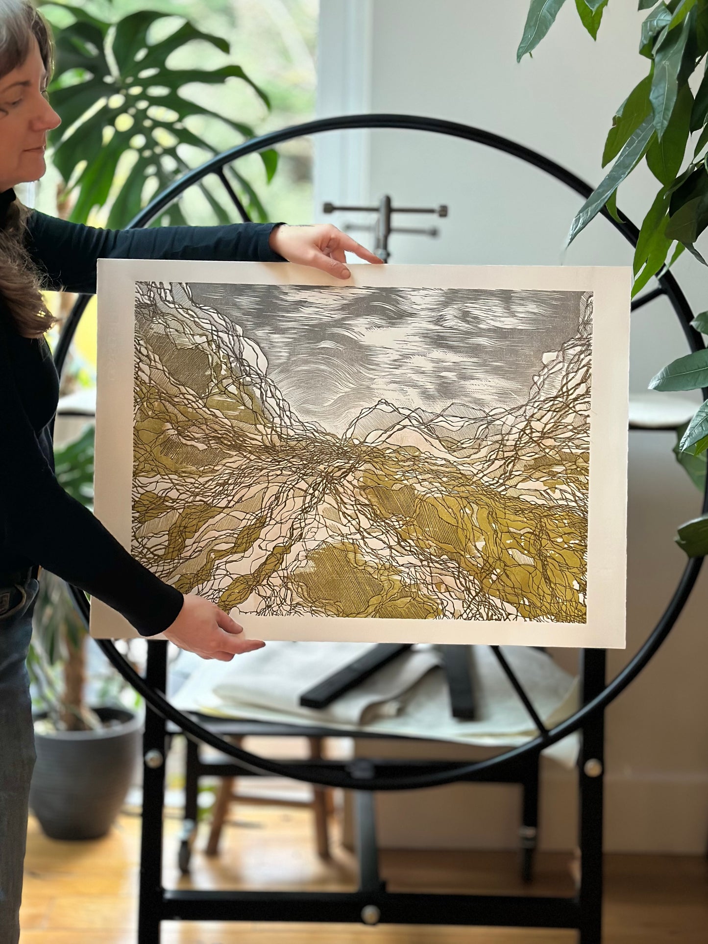 Rootlines: Valley / 50x70 cm