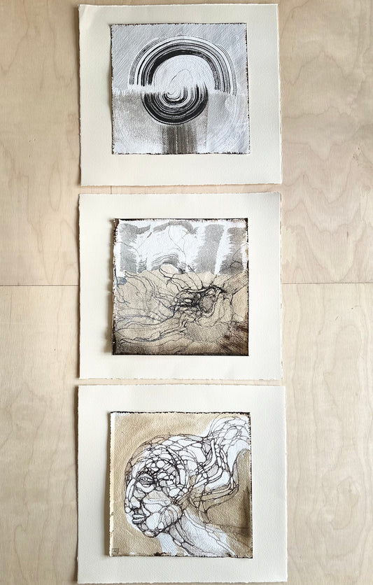 No. 4 MINI MIXED MEDIA SET / 30x30 cm