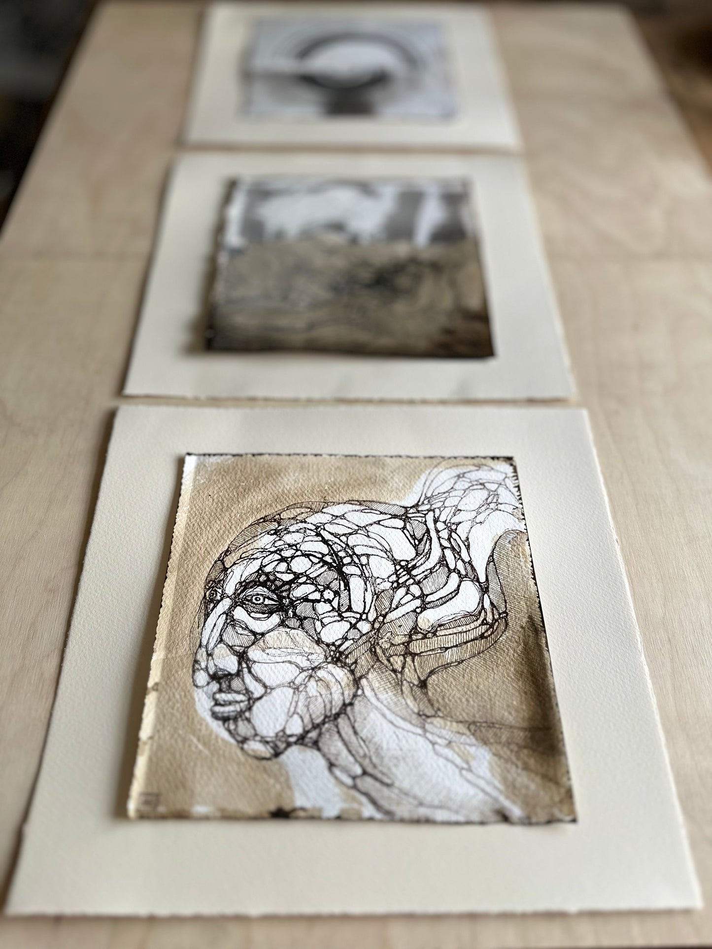 No. 4 MINI MIXED MEDIA SET / 30x30 cm