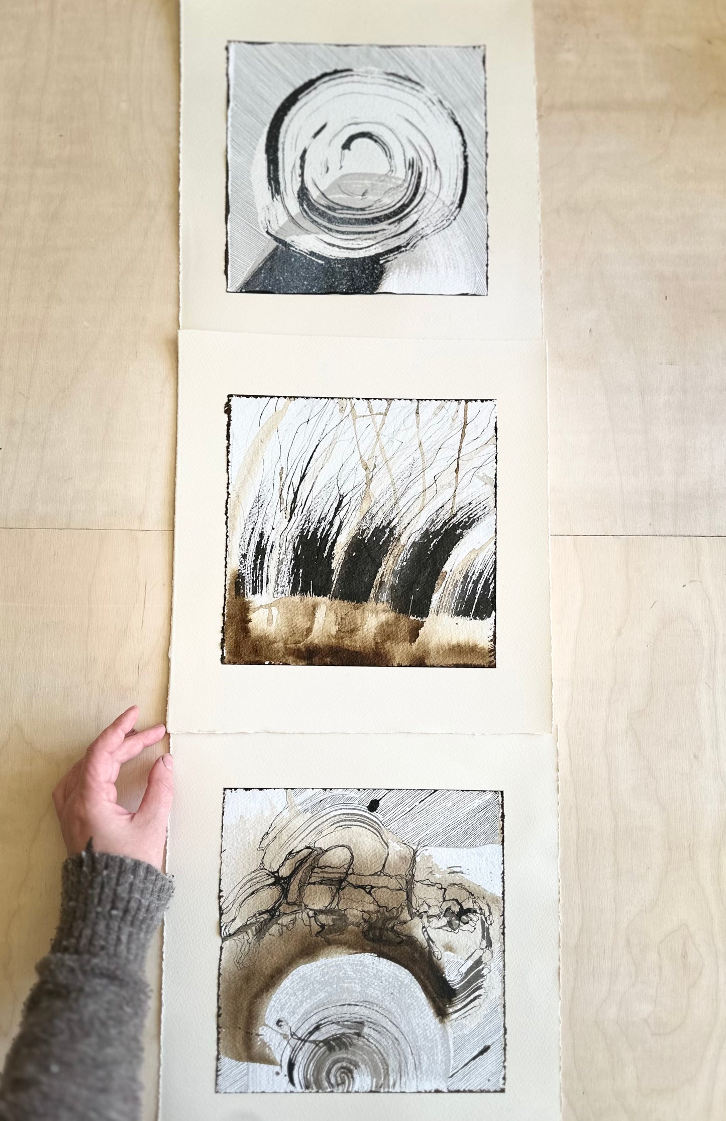 No. 3 MINI MIXED MEDIA SET / 30x30 cm