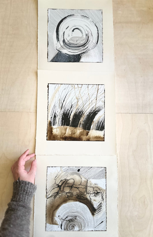 No. 3 MINI MIXED MEDIA SET / 30x30 cm