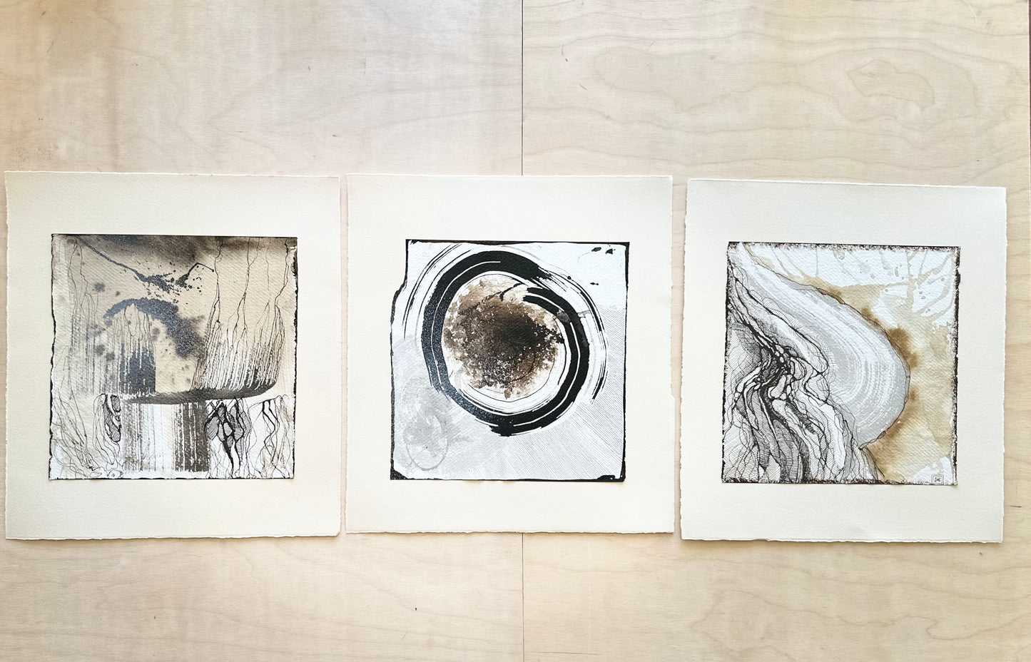 No. 2 MINI MIXED MEDIA SET / 30x30 cm