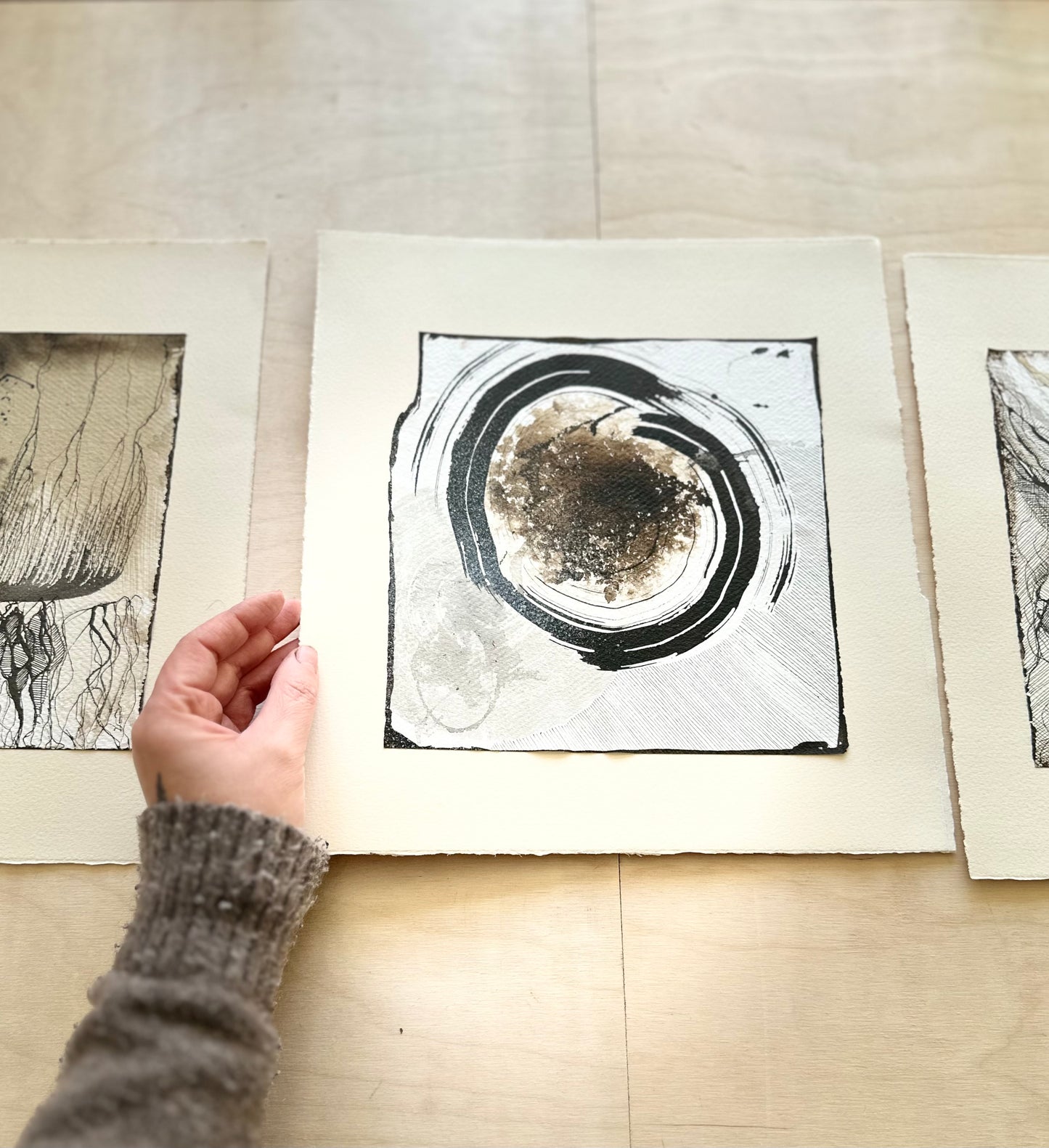 No. 2 MINI MIXED MEDIA SET / 30x30 cm