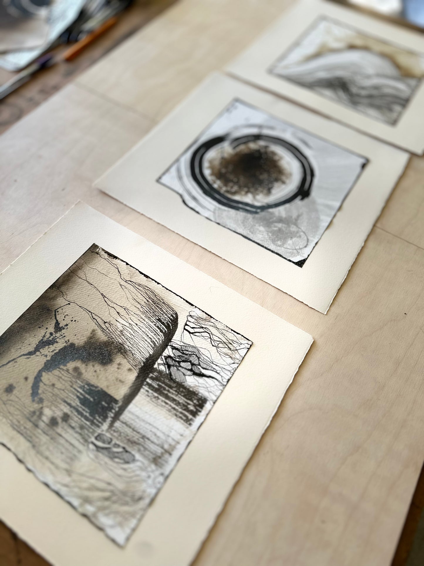 No. 2 MINI MIXED MEDIA SET / 30x30 cm