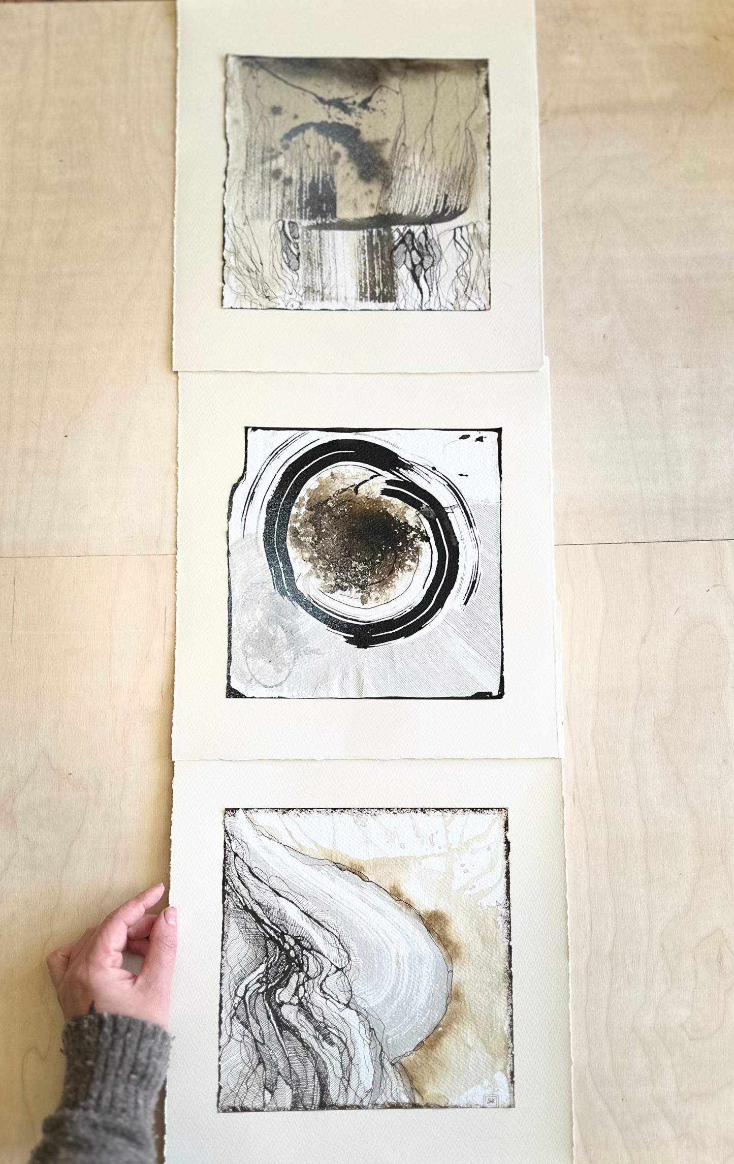 No. 2 MINI MIXED MEDIA SET / 30x30 cm