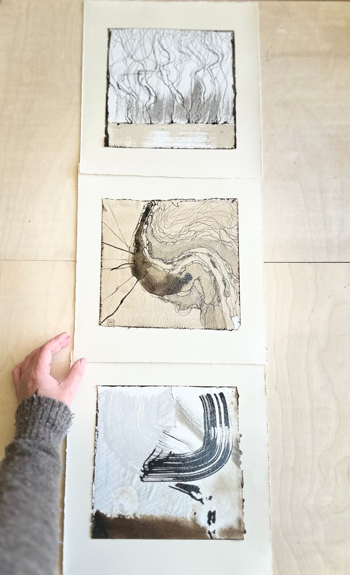 No. 1 MINI MIXED MEDIA SET / 30x30 cm