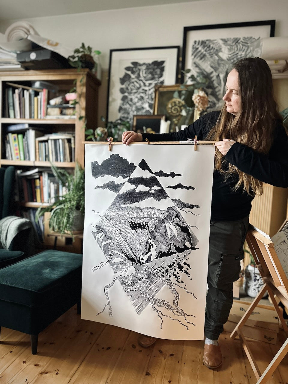 Mountains / 100x70 cm