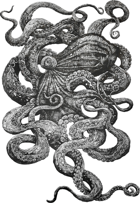 Giant Octopus II / VA / 150x105 cm