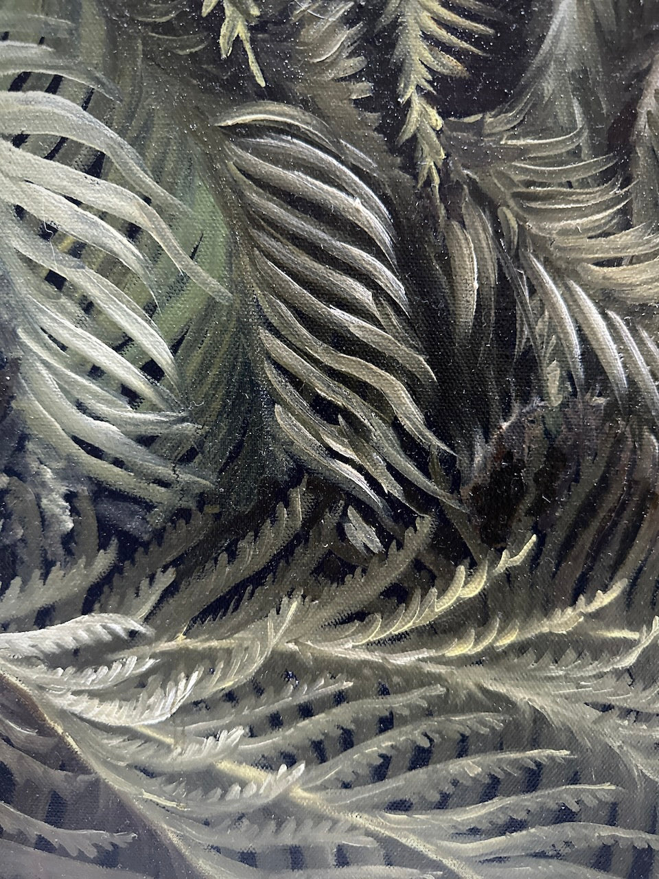 Ferns / Oil painting