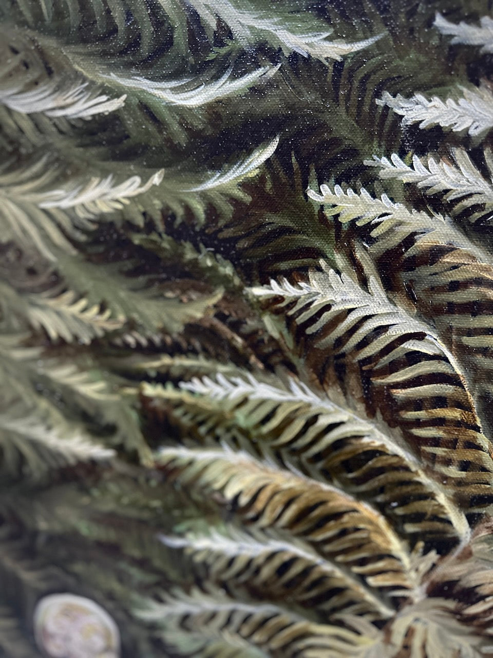 Ferns / Oil painting