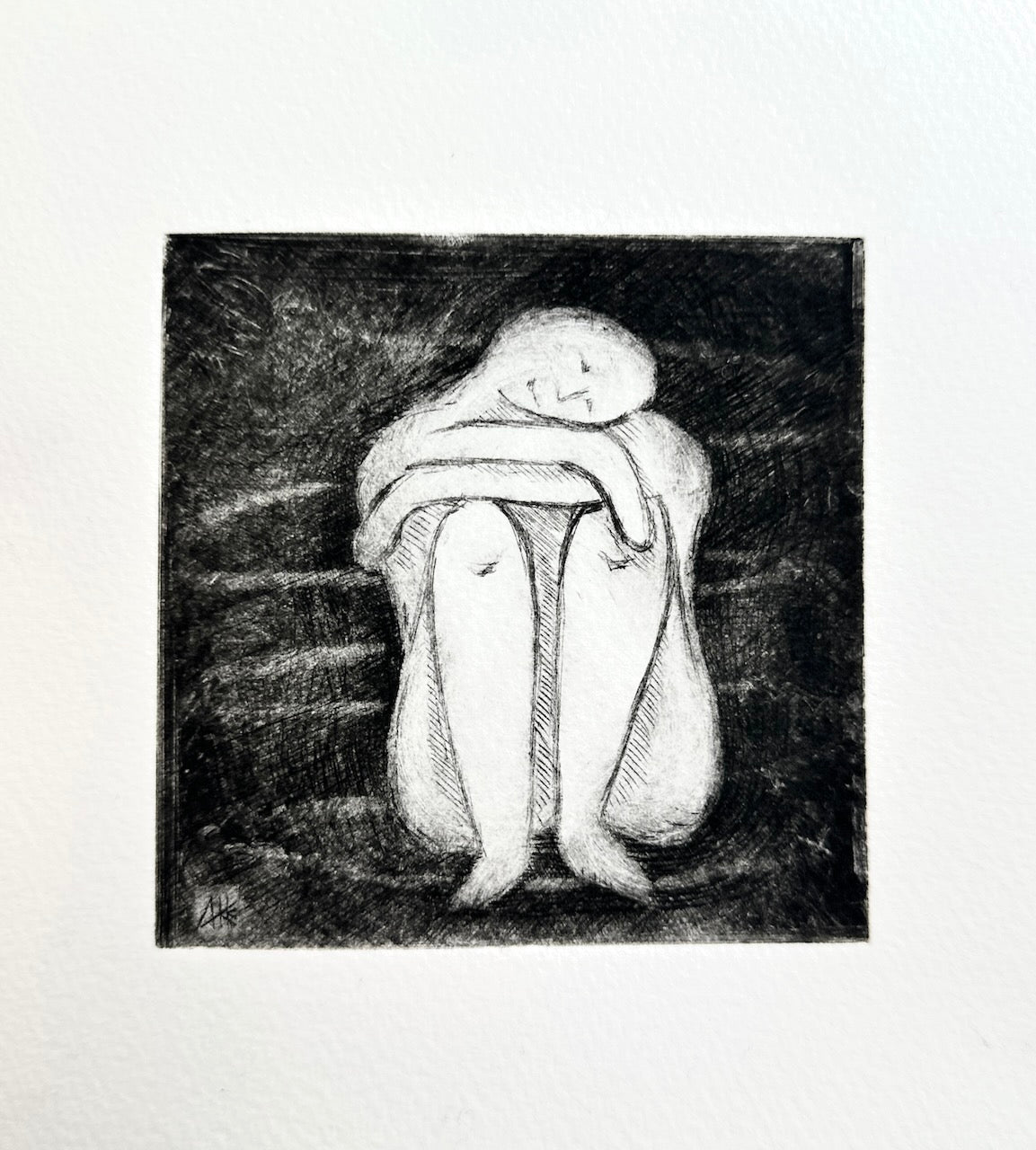 Knot 20x20 cm / ETCHING