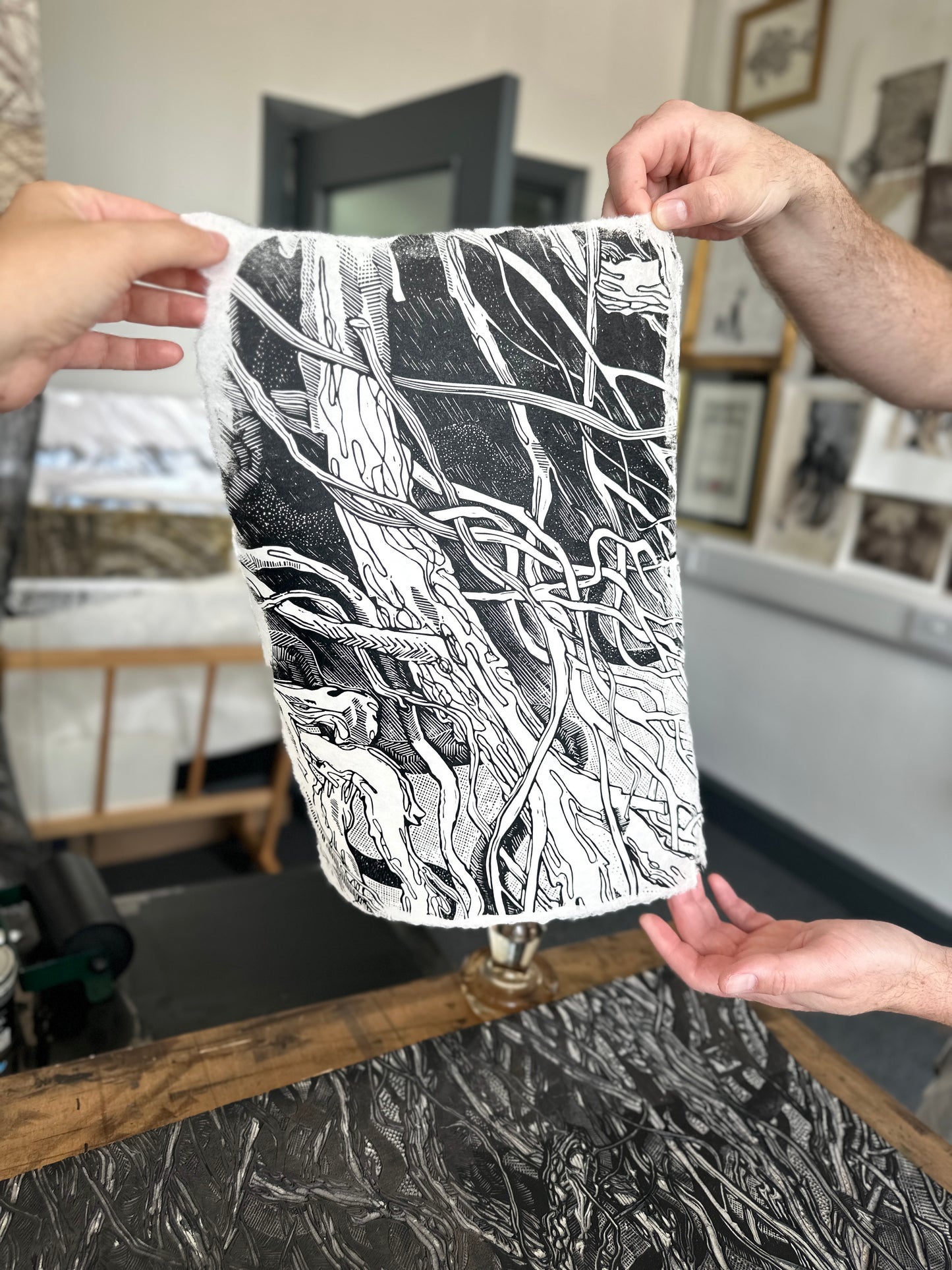 Hand Printing Workshop with Habitat