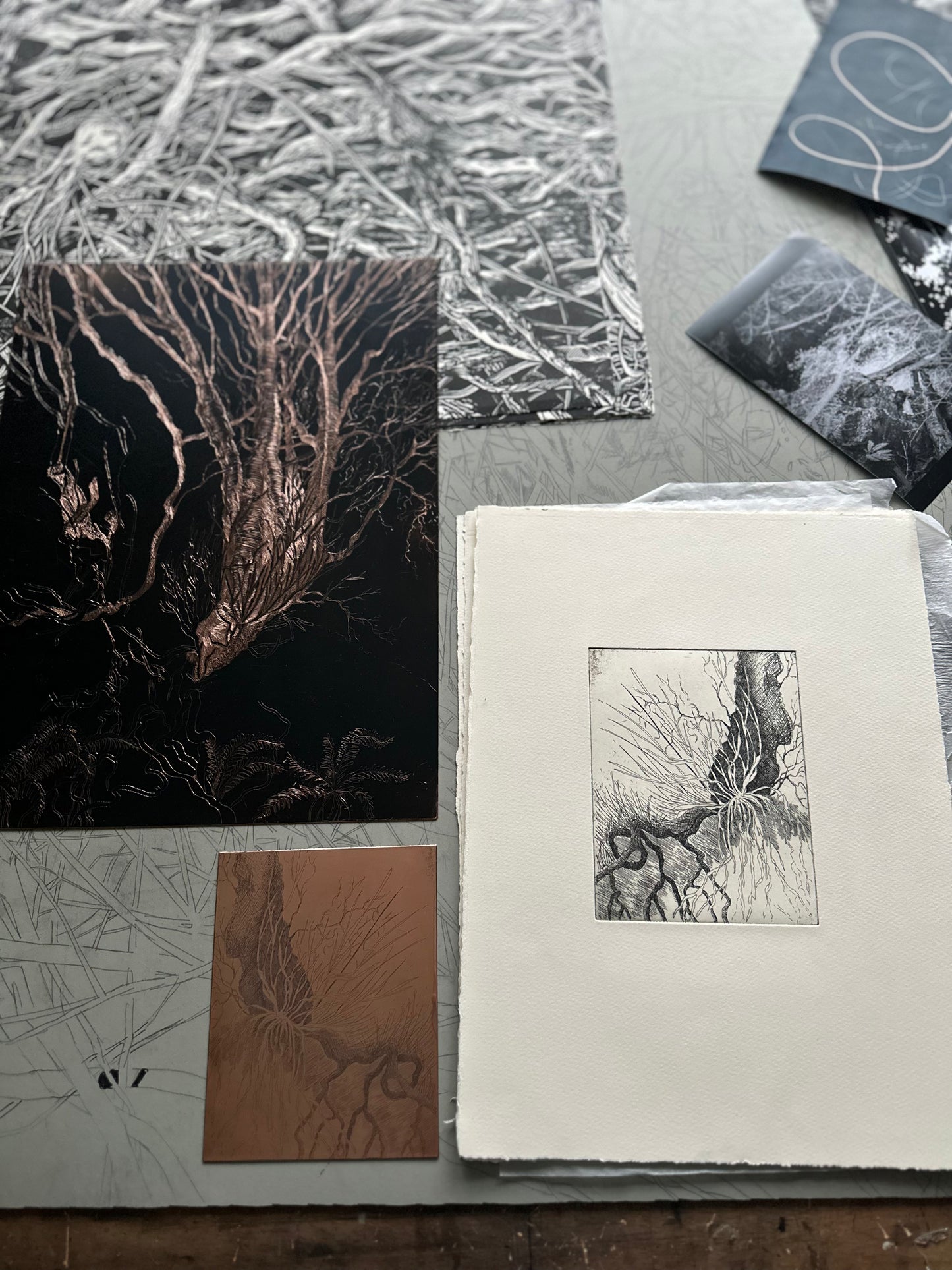 Where Holding Begins / Etching / 38x29cm