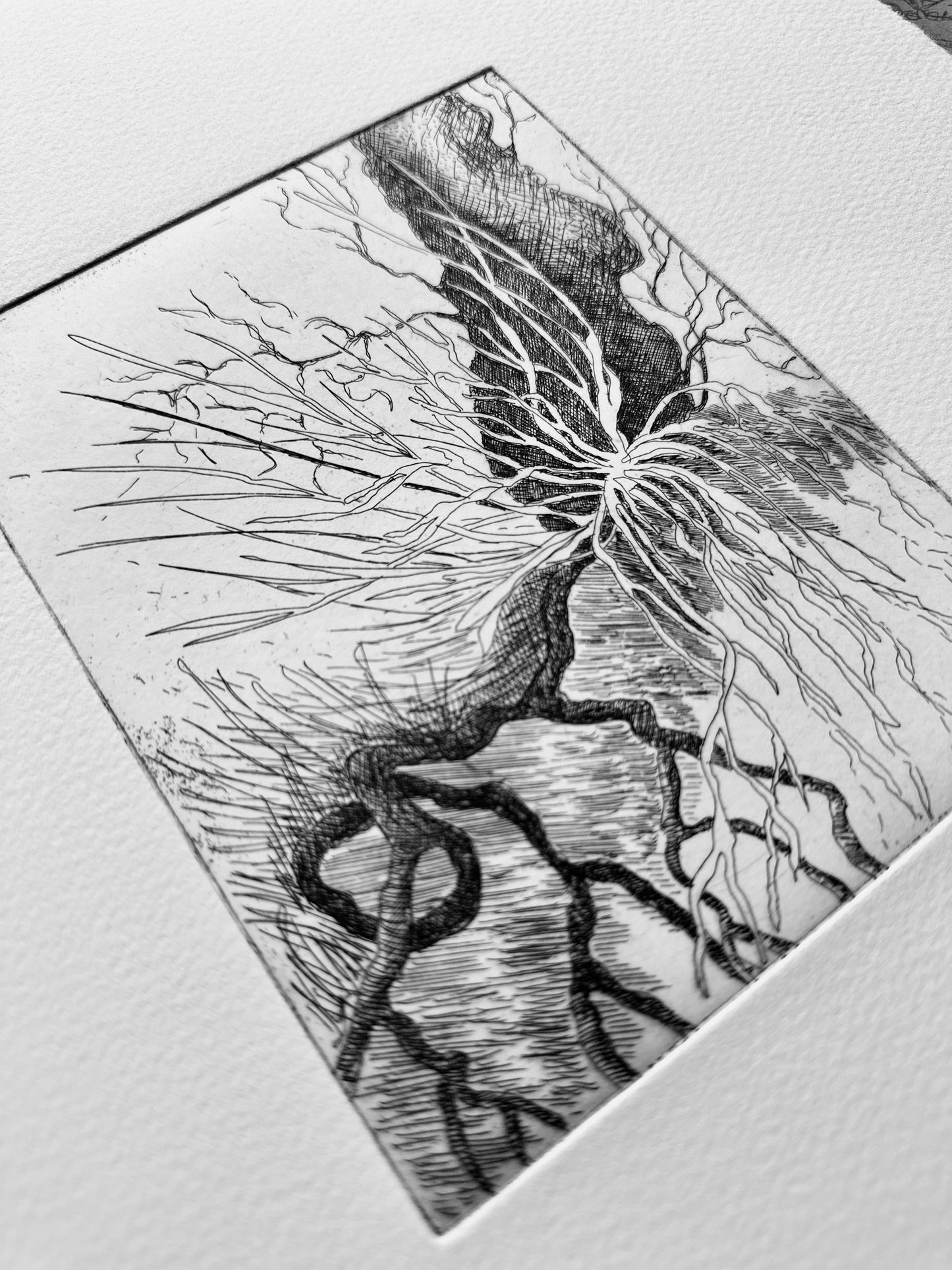 Where Holding Begins / Etching / 38x29cm