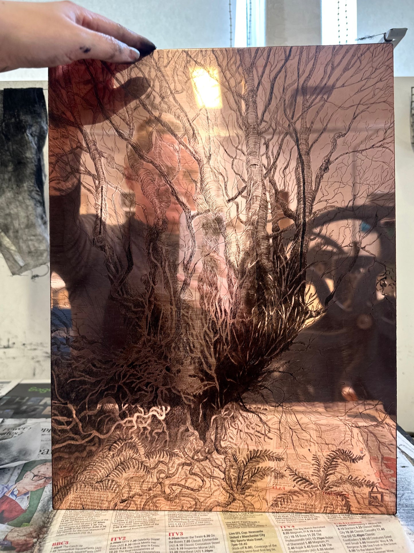 Rooted / Etching / 38x57cm