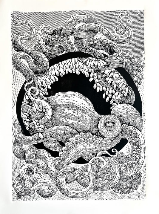 Silent Orb / 56x76cm
