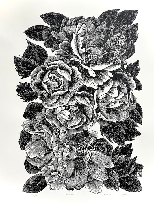 Wild Roses / 80x53 cm