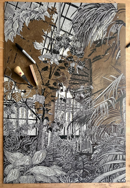 Stairs II / 100x70cm / PREORDER