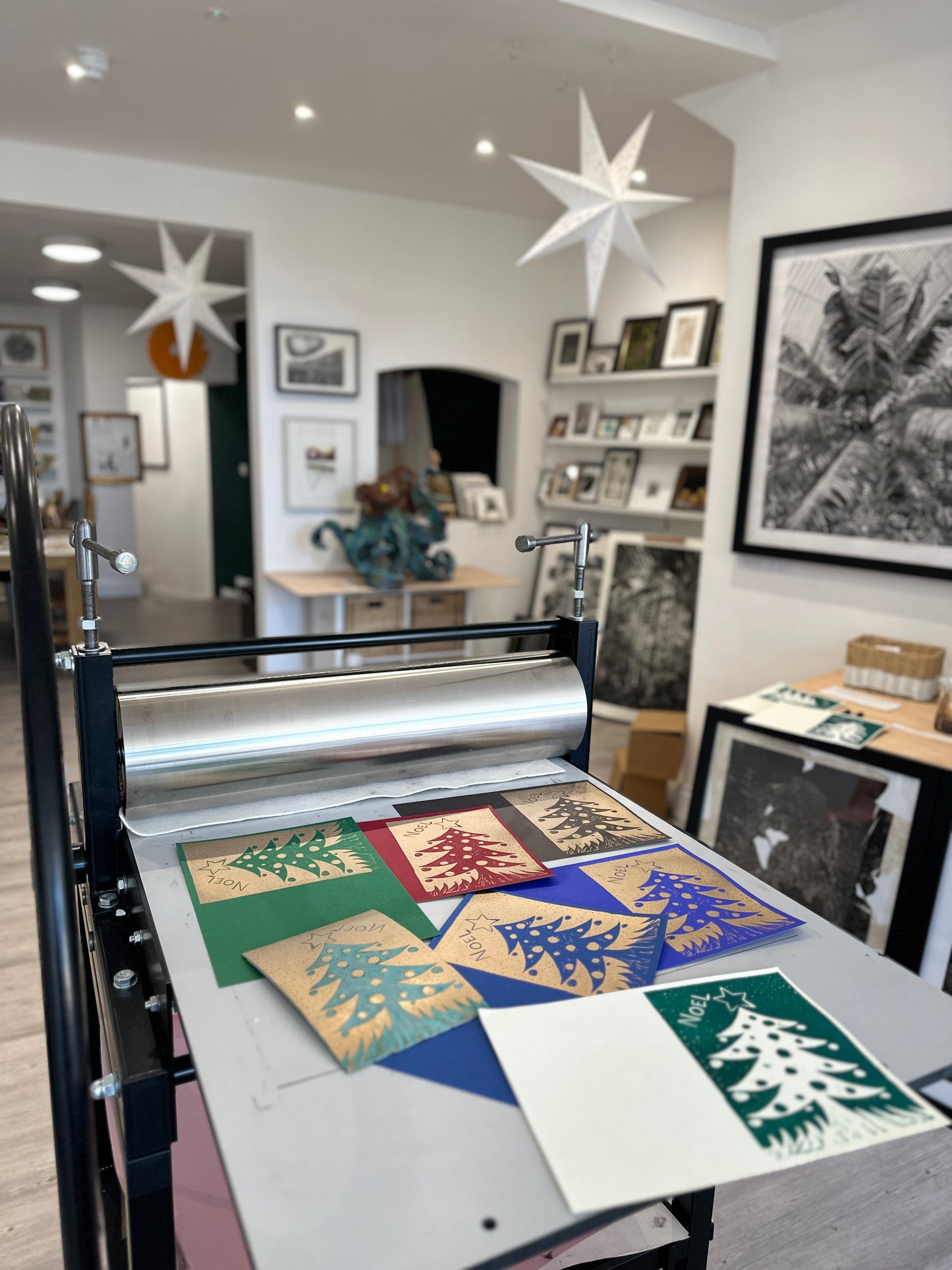 Christmas Cards LINO WORKSHOPS / 7 December 2024 / with Aga Kubish ARE