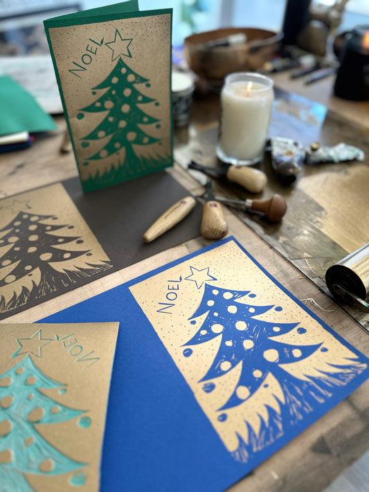 Christmas Cards LINO WORKSHOPS / 16 December 2024 / with Aga Kubish ARE