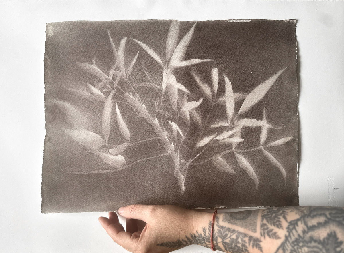 Behind the Leaves / 37x28cm