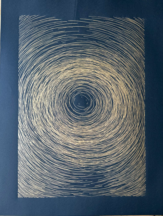 GOLDEN Vortex / 60x80cm