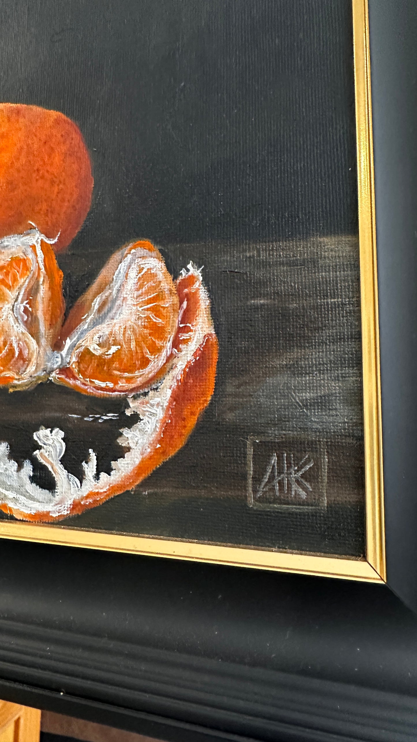 Tangerines/ Oil painting