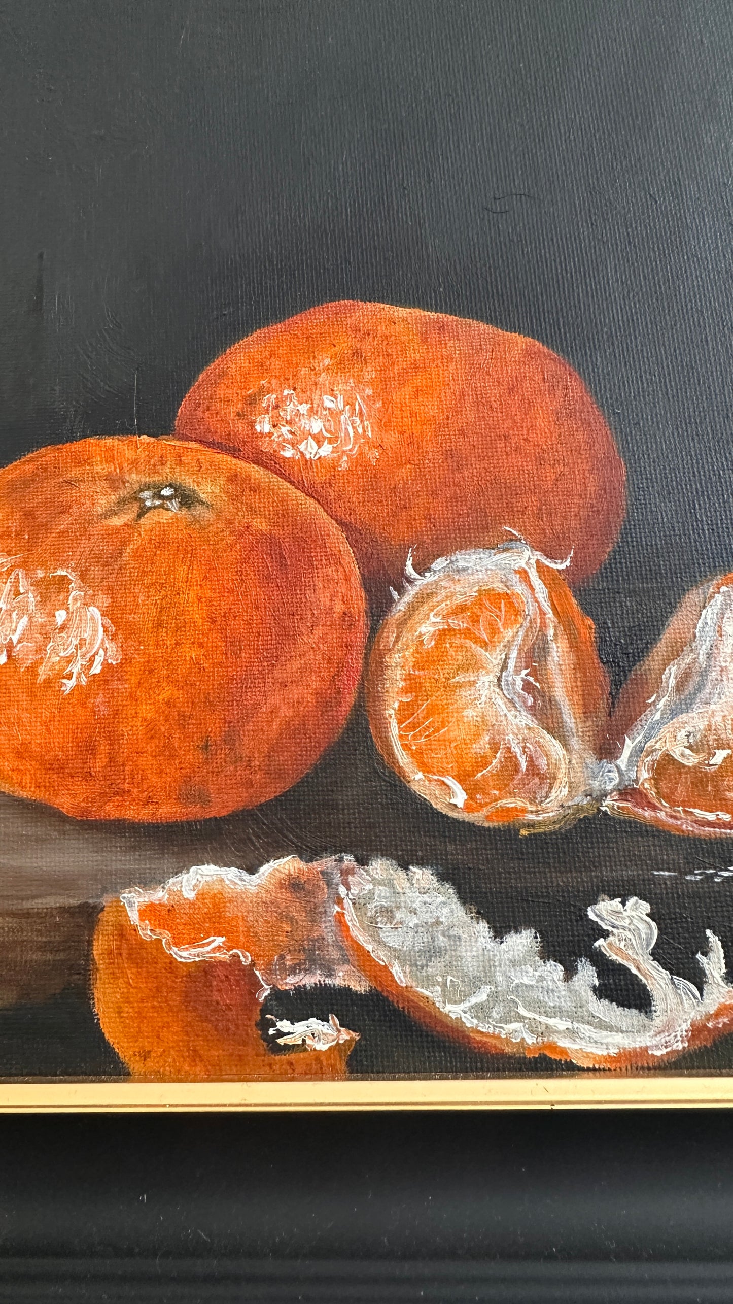 Tangerines/ Oil painting