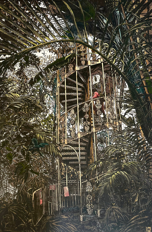 Stairs / UNIQUE EDITION / 100x70 cm
