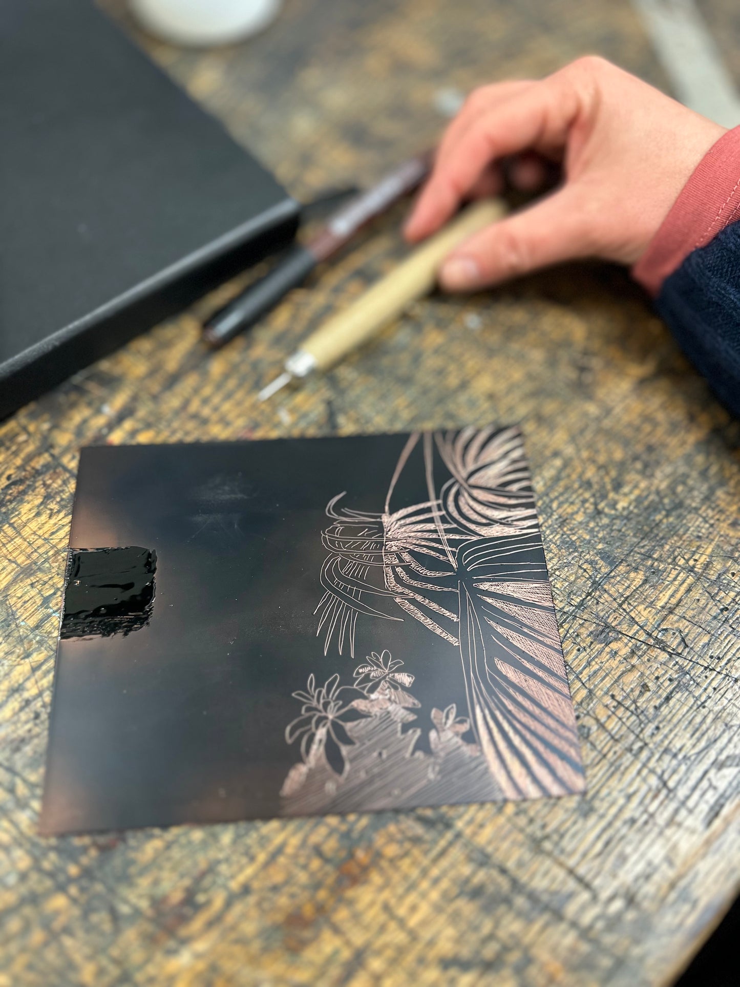 Palm House / Etching / 21x29cm