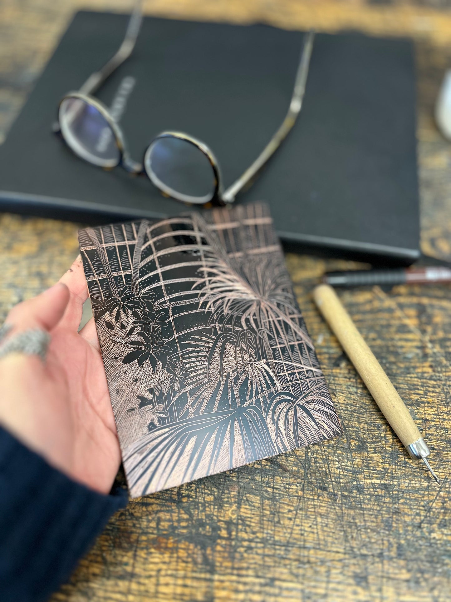 Palm House / Etching / 21x29cm